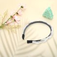 thumbnail image 6 of Unique Bargains 1 Pc Cute Braid Pearl Headbands for Women White, 6 of 6