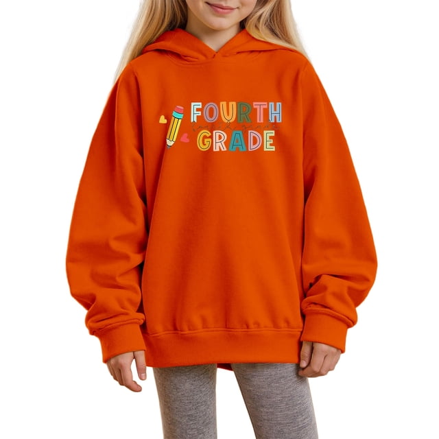 Chandails en Molleton pour Garçons, Manches Longues, Imprimé, à Capuche, Col Rond, Chandail-Over, Vêtements d'Hiver, Taille 9-10 Ans