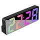 thumbnail image 1 of Reloj Despertador LED Inteligente con Opciones de Visualización Personalizables, Formatos de 12/24 Horas y Control Automático de Brillo Nocturno, Color Negro., 1 of 5