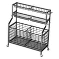thumbnail image 3 of koolsoo Gym Equipment Storage Rack 3 Layered Garage Organizer for Soccer Kettlebells, 3 of 9