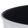 thumbnail image 4 of 11" White Recycled Plastic Indoor Outdoor Round Pot Planter, 4 of 5