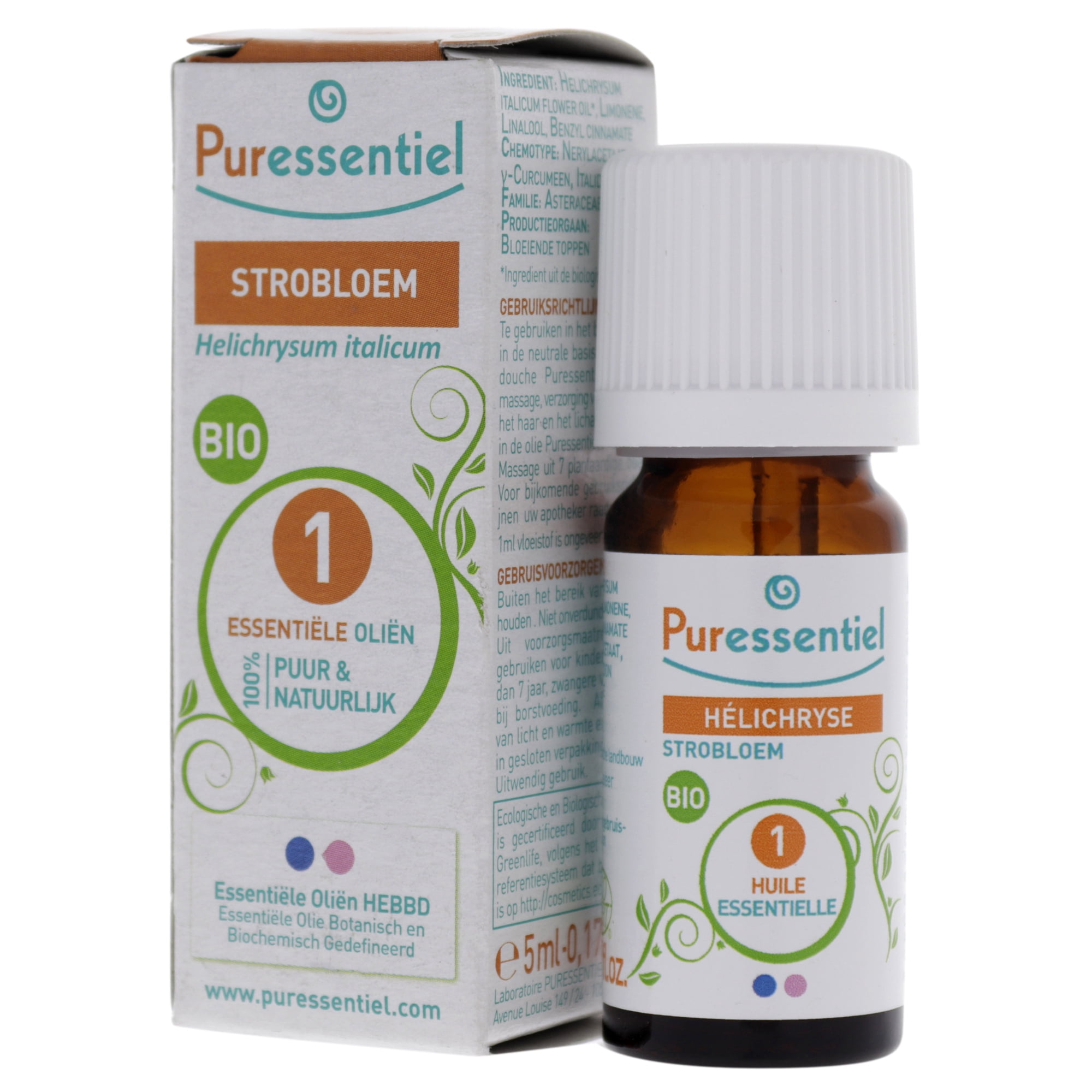 Puressentiel Organic Essential Oil - Helichrysum (Everlasting), 0.17 oz
