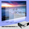 thumbnail image 4 of International Version TOPRECIS LED HD Projector T6 720P LED 110-240V Full HD Projector Video Beamer 3500 Lumens Home Cinema Projector Compatible with Andriod Multimedia, 4 of 8