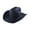 Black, variant on Fashion Jazz Hat Paper Straw Hat Breathable Roll Brims Hat For Hot Weather Sun Protections Women Men Festival Headpiece