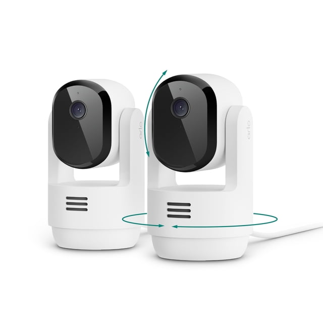 Cámara de seguridad Arlo Essential Indoor Pan Tilt 2K con cable