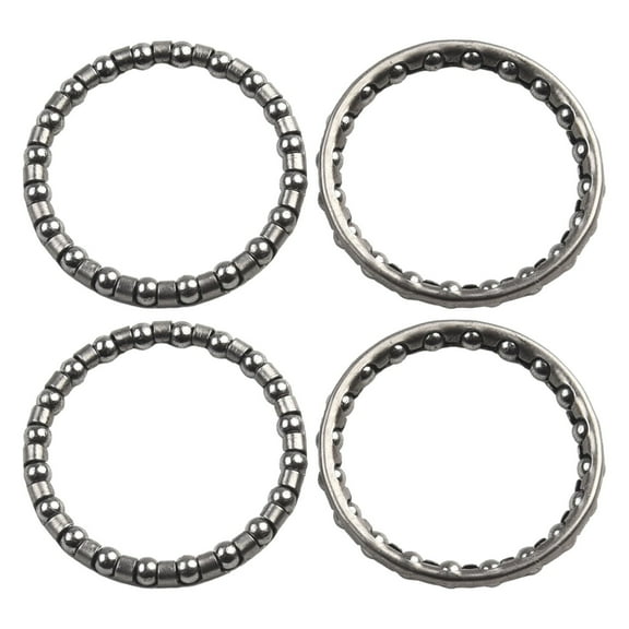 4 Pcs 40mm Bicycle Fork Headsets Ball Bearings Bowl Kits Replacement Handlebar Retainer Bowl Bearing Set Bikes Parts Accessories