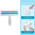 thumbnail image 2 of Pet Hair Remover Roller for Furniture, Reusable Cleaning Brush for Cat Dog, Self-Cleaning Lint Remover for Carpet, Bedding, 2 of 5