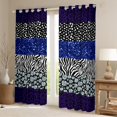 thumbnail image 2 of Glitter Diamond Curtains Leopard Curtains & Drapes Cheetah Print 30%-50% Blackout Curtains For Living Room, Animal Print Curtains & Drapes 38''Wx45''L (No Glitter No Sequin), 2 of 6