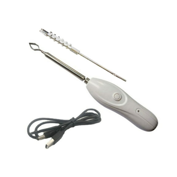 Portable Electric Fruit and Vegetable Corer with 1200mAh Battery for Kitchen Or Camping Use Waterproof Rotating Cutter