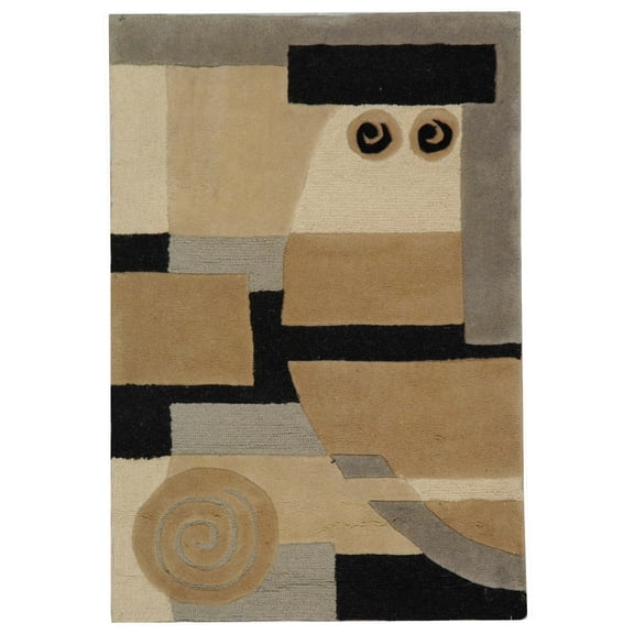 SAFAVIEH Rodeo Drive Wayne Abstract Wool Area Rug, Multi, 5' x 8'