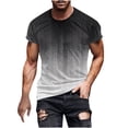 thumbnail image 2 of Qertyioot T-shirt à Manches Courtes Imprimé pour Hommes Col Rond Mode Décontractée Manches Courtes Liquidation, 2 of 5