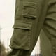 thumbnail image 5 of Pantalones largos de verano para hombre, casuales, de moda, de color sólido, con cordón y cintura elástica., 5 of 6