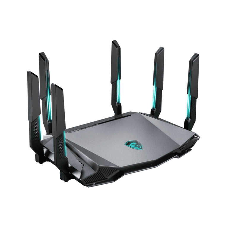 MSI Radix AXE6600 Gaming Router, WiFi 6E, AI QoS, RGB, 1.8