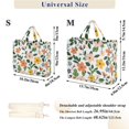 thumbnail image 2 of FORMRS Womens Corduroy Tote Bag Crossbody Shoulder Handbag with Pocket, Retro Colorful Flowers, 2 of 7