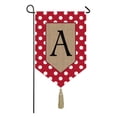 thumbnail image 2 of Burlap Polka-Dot Welcome Monogram L Garden Flag, 12.5 x 18 inches, 2 of 4
