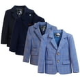 thumbnail image 2 of WOLLED Boys Blazers Slim Casual Suit Coats 2-15Y Youth Gentleman Dress Suit Jacket Long Sleeve Suit Jackets, 2 of 8