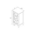 thumbnail image 7 of Linon Felicia Small Cabinet, 2 Interior Shelves, Multiple Colors, 7 of 7