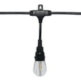 Honeywell 24' LED Plugin String Lights With 12 E26 Bulbs, Indoor/Outdoor