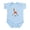 Sky Blue, variant on CafePress - Roller Skating Giraffe Body Suit - Baby Light Bodysuit, Size Newborn - 24 Months