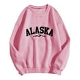 thumbnail image 5 of Women Sweatshirts Long Sleeve Sweatshirt for Women Pullover Sweatshirts for Women Pink Crewneck Winter Outfits for Women 2025 Trendy Women Clothing, 5 of 5