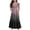 Pink, variant on WFJCJPAF ! Girls Dresses Size 14-16 Fashion Girls Summer New Short Sleeves Round Neck Solid Color Dress - Pink - 160