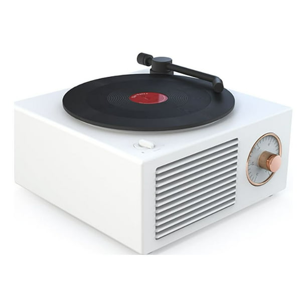 Altavoz de música inalámbrico, Altavoz Bluetooth Retro Bluetooth Retro Reproductor de discos Bluetooth Música inalámbrica Mini altavoz Diseñado a medida