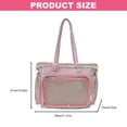 thumbnail image 3 of Modern Semitransparent Candy Firm School Work Bag For Juvenile Women Capacious Polyamide Planner, 3 of 8