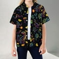 thumbnail image 6 of WOYY Short Sleeve Shirt for Boys Summer Casual Beach Button Down Shirt Top, Sizes 3-15, 6 of 6