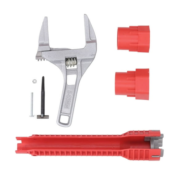Basin Wrench Plumbing Tool,8 In 1 Faucet Basin Wrench Plumbing Installation Tool Built for Precision