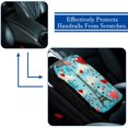thumbnail image 5 of Valentine's Day Soft Comfortable Furry Printed Car Armrest Cover 12.5x8.2 Inch Armrest Accessory, 5 of 6