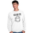 thumbnail image 5 of Graduate 90s Throwback Graduation Long Sleeve TShirt Men Women Brisco Brands X, 5 of 6