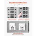 thumbnail image 3 of VEVOR Manual Transfer Switch 50Amp Generator Transfer Switch Kit NEMA 3R 12500W, 3 of 12