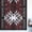 Red, variant on Brown Southwest Window Privacy Film Stain Glass,Reusable Decorative Rainbow Window Film,Western Rustic Ethnic Mexican Aztec Static Cling Sun Blocking Stickers Decals Covers 23.6" x 59" (2pcs)