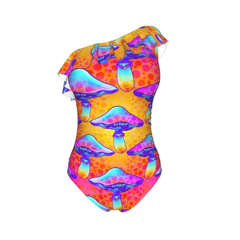 Magic Mushroom newest Sauriêl People One-Piece Swimsuit