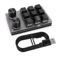 thumbnail image 3 of Copy Paste Mini Button 9 Key 2 Knob Hotswap Red Switches for Macbook PC Laptop, 3 of 9