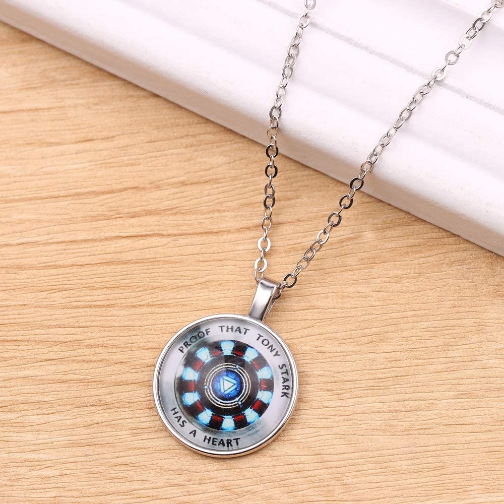 Heart Circle Pendant Necklace 