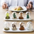 thumbnail image 2 of Ayyufe Spice Jar; Pack of 4 Spice Jar Cute Transparent PP Four Seasons Plant Animals Spice Jar for Herb; Animals, 2 of 7