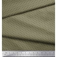 thumbnail image 2 of Soimoi Green Poly Georgette Fabric Flower Geometric Printed Craft Fabric by the Yard 52 Inch Wide, 2 of 3