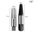 thumbnail image 3 of 1/2 3/4inch Pipe Thread Repair Tap Broken Screw Extractor Hardware Tools Set, 3 of 3