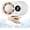 White, variant on Hands-Free Personal Cooling Fan with LED Display, Clip On Cooling Fans That Blow Cold Air, Portable AC Fan with 360° Rotation for Car Visor & Roof Handles, Waist & Umbrella (White)