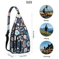 thumbnail image 4 of Durable Adjustable Strap Chest Bag with Daisy Pattern for Tactical Use, 4 of 4