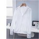 thumbnail image 4 of Chaquetas y abrigos casuales con capucha de manga larga para mujer, color sólido, ropa de protección solar informal con capucha de manga larga, top de poliéster para mujer, 4 of 5
