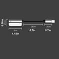 USB C Headphone Jack Adapter 2 In 1 USB Type C To Hi Res 3.5mm AUX