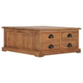 thumbnail image 1 of vidaXL Coffee Table 68x68x30 cm Solid Teak Wood, 1 of 5