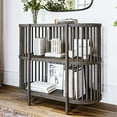 thumbnail image 2 of Jofran Rhapsody Mid-Century Modern 36" Open Storage Console Bookcase, 2 of 8