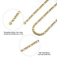 thumbnail image 2 of TURANDOSS 3 Pcs Chain Necklace for Men Stainless Steel Figaro Chain Necklaces Gifts Jewelry for Men Women 5MM Chain Necklace, 2 of 7
