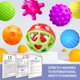 thumbnail image 4 of Set de bolas sensoriales y sonajero ROHSCE Montessori Toys, 4 of 9