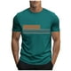 thumbnail image 1 of Camisetas de Manga Larga para Hombres, Camiseta Deportiva de Impresión Casual de Nueva Moda, Blusa de Cuello Redondo de Manga Corta, 1 of 5