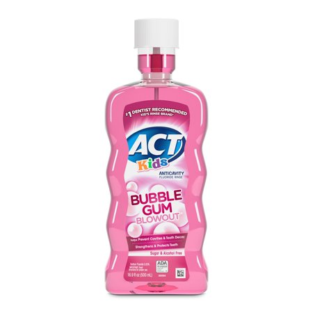 ACT Kids Anticavity Fluoride Rinse - Bubble Gum Blowout