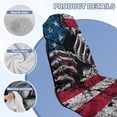thumbnail image 4 of ZUXONGSY Car Seat Cover Towel Skeleton Hands USA Flag Print Cars Seat Towel Covers Absorbent Auto Front Seat Covers for After Gym Workout, Running, Beach Sports, 4 of 8